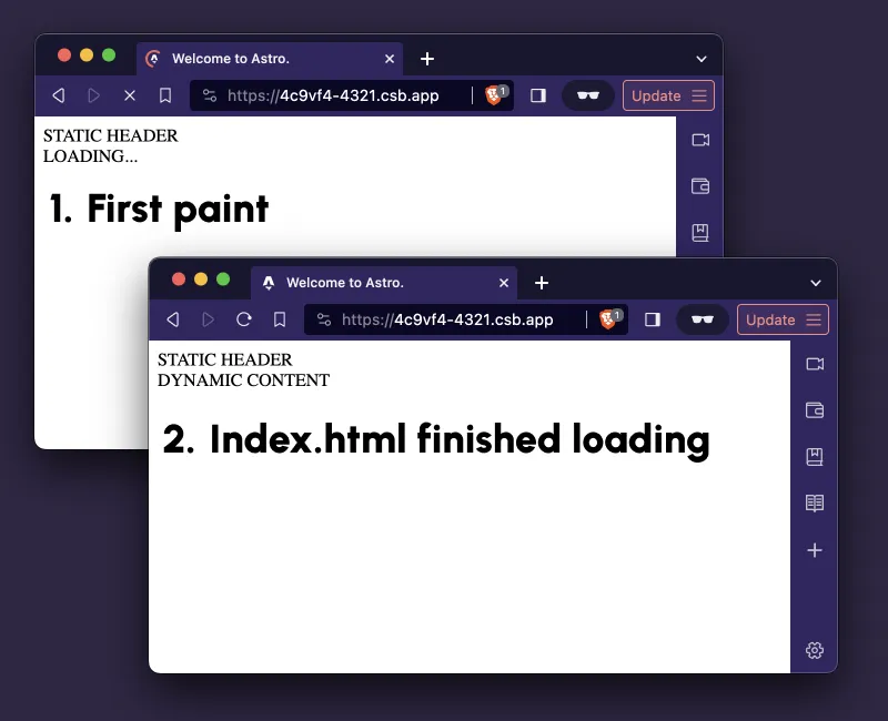 Progressive loading demo